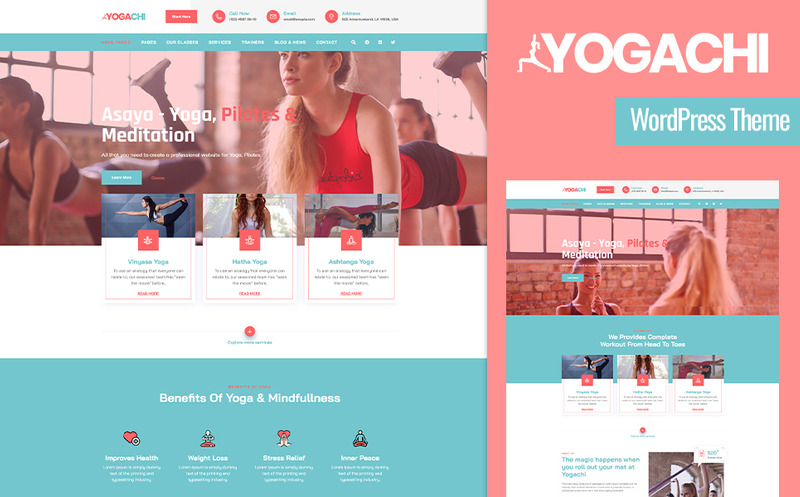 Yogachi - Yoga And Fitness WordPress Theme - Features Image 1