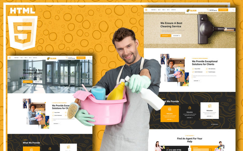 Tiloor - Cleaning Service Website Template - Features Image 1