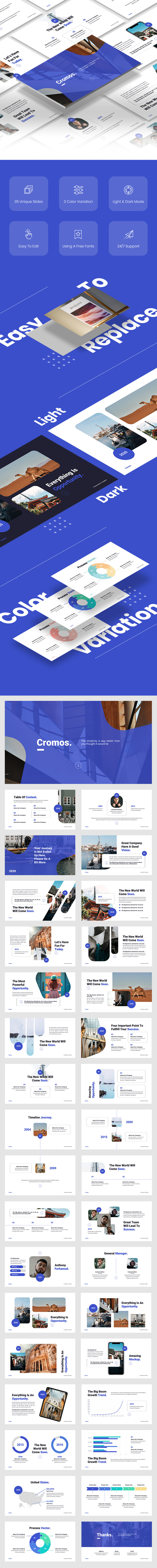 Cromos - Modern Google Slides - Features Image 1