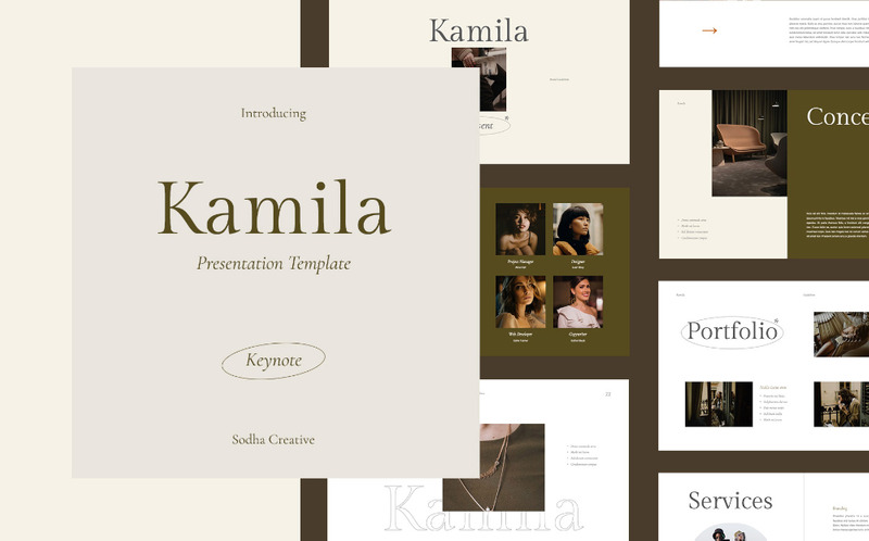 KAMILA - Modello di Keynote - Caratteristiche Immagine 1