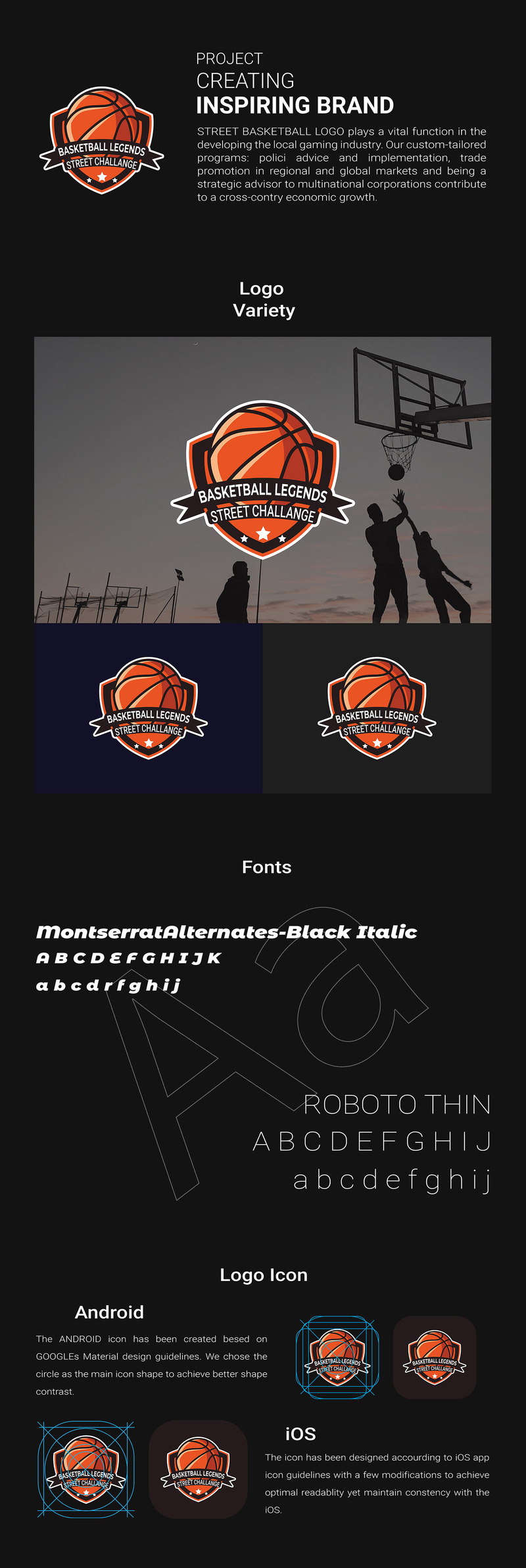 Basketball Logo Template - Features Image 1