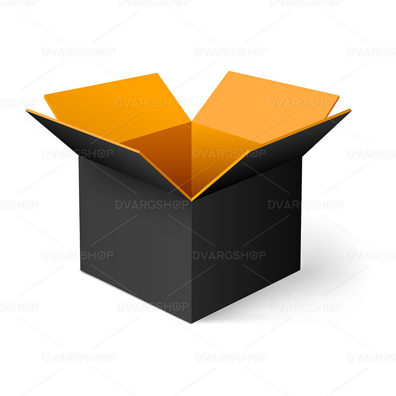 Opened box - Vector Image - Features Image 1