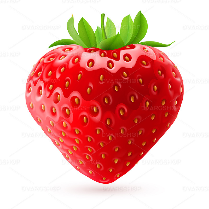 Appetizing strawberry - Vector Image - Features Image 1