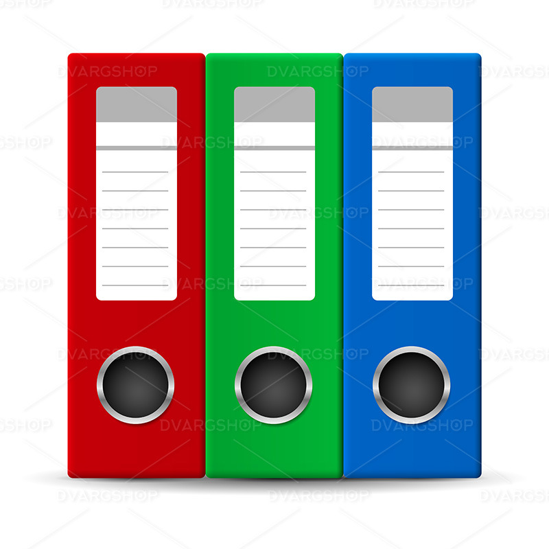 Office Folders - Vector Image - Features Image 1