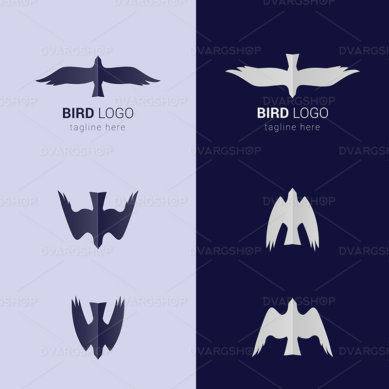 Bird Emblem - Vector Image - Features Image 1