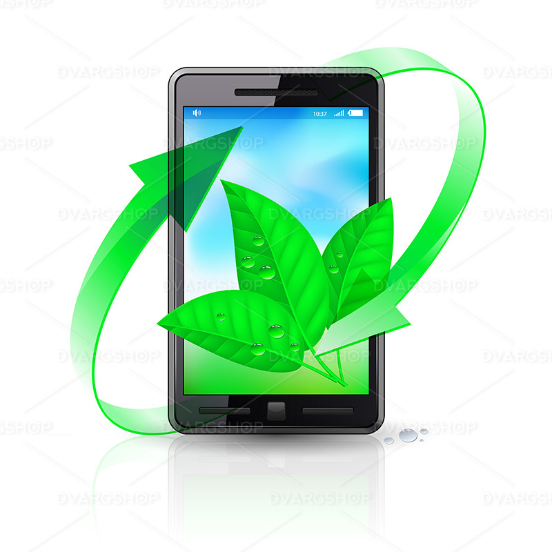 Mobile Phone - Vector Image - Features Image 1