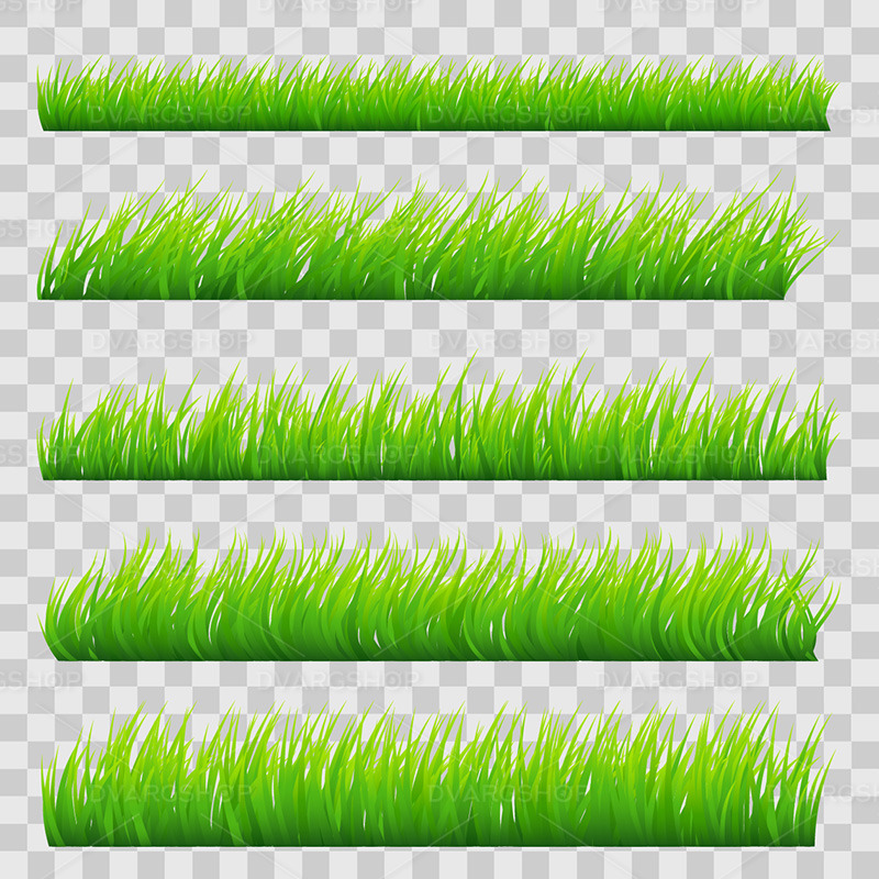 Grass Borders - Vector Image - Features Image 1