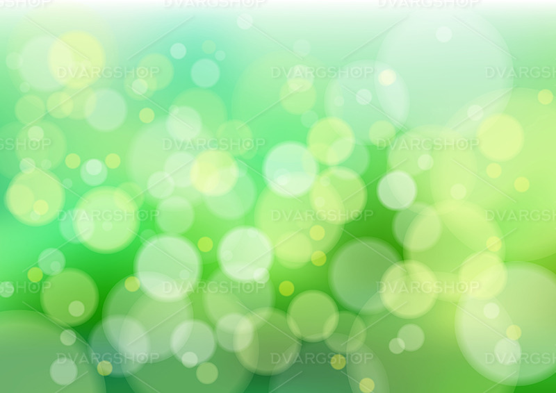 Luces verdes de desenfoque - Imagen vectorial - Características Imagen 1