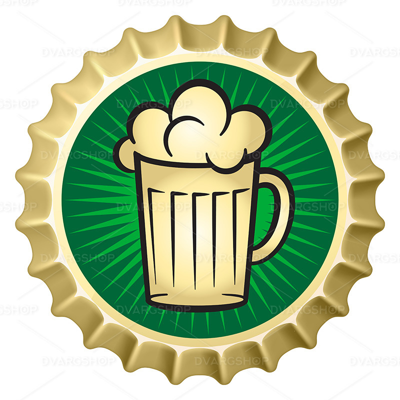 Beer Caps - Vector Image - Features Image 1