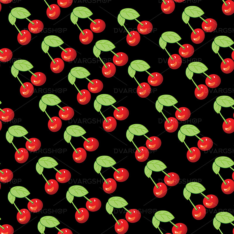 Perfecta textura de cerezas maduras - Imagen vectorial - Características Imagen 1