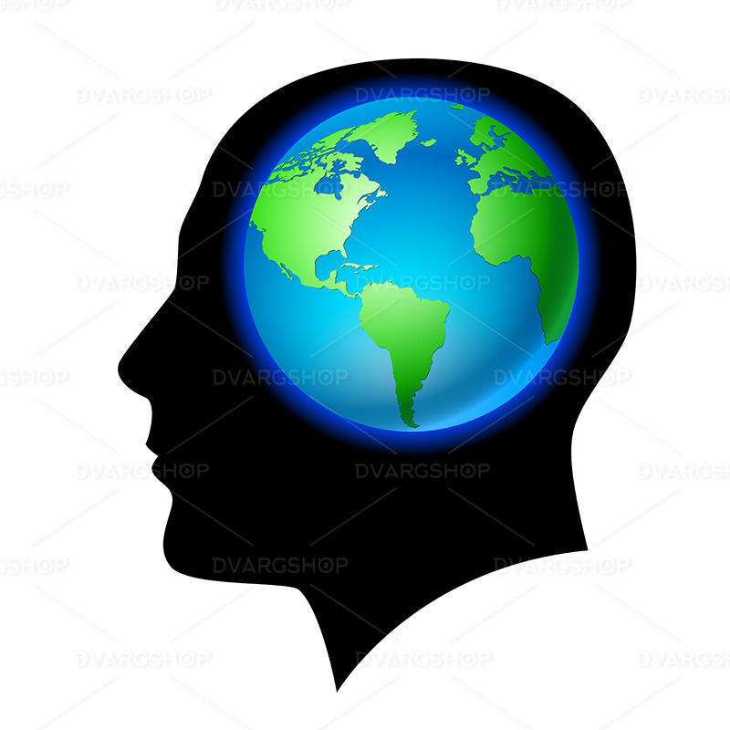 Man Brain is the Land - Vector Image - Features Image 1