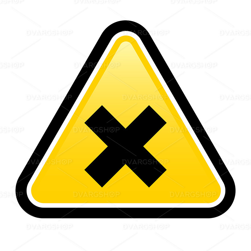 Harmful Sign - Vector Image - Features Image 1