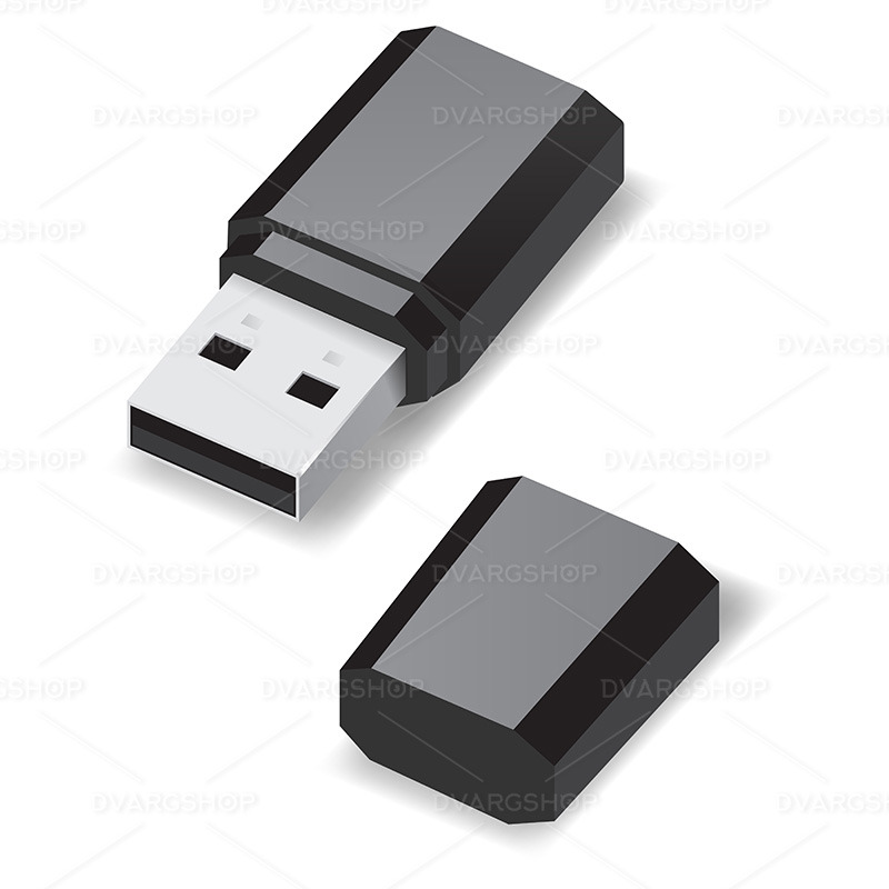 USB-minne - vektorbild - Features Image 1