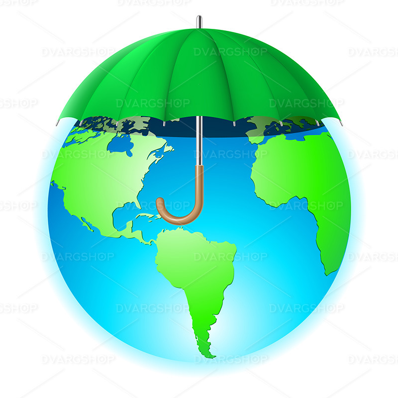 Protecting the Planet - Vector Image - TemplateMonster