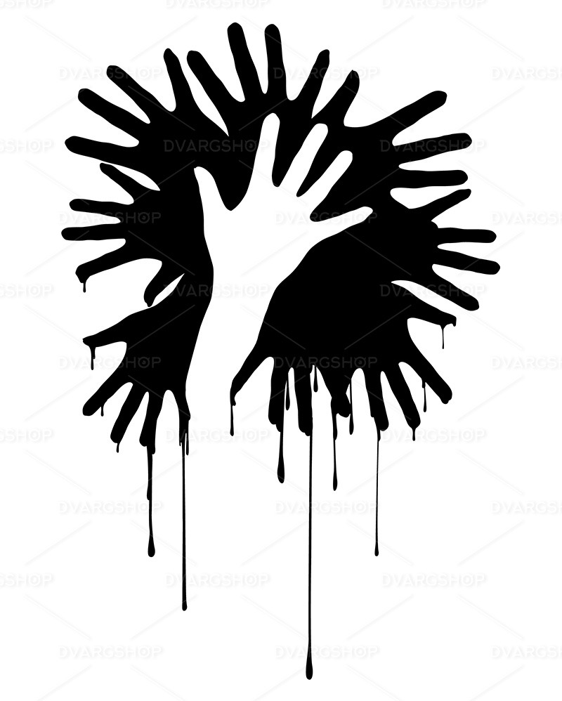 Mani Silhouette - Immagine Vettoriale - Caratteristiche Immagine 1