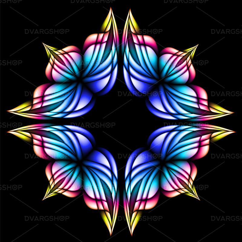 Abstract Glowing Background - Vector Image - Features Image 1
