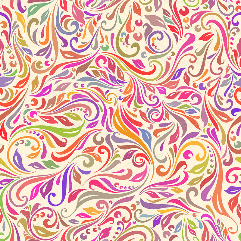 Sorunsuz çiçek desenli - vektör görüntü - Features Image 1