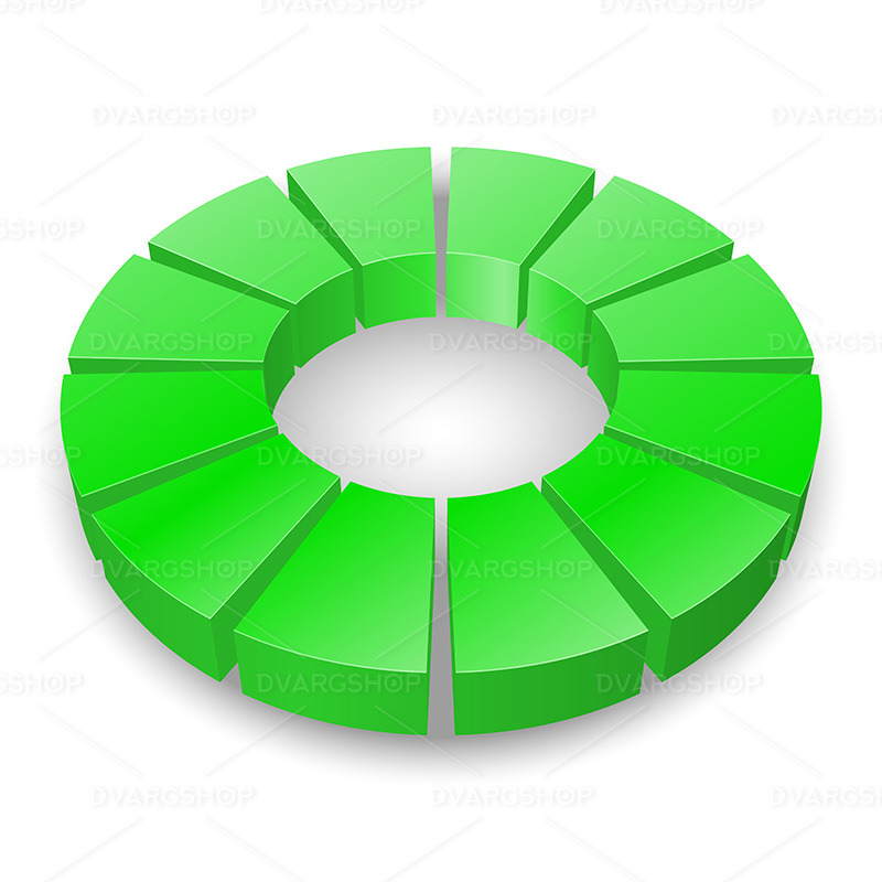 Circular Diagram - Vector Image - Features Image 1