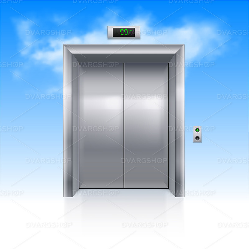 Elevator Doors - Vector Image - Features Image 1