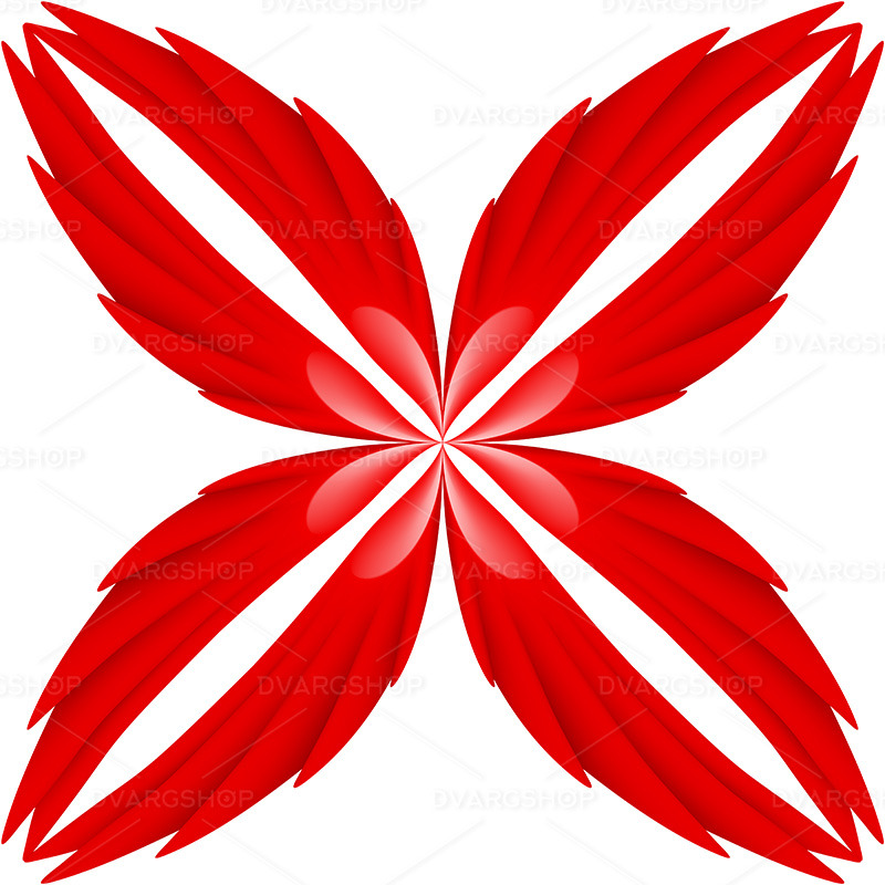 Red Wings Pattern - Vector Image - Features Image 1