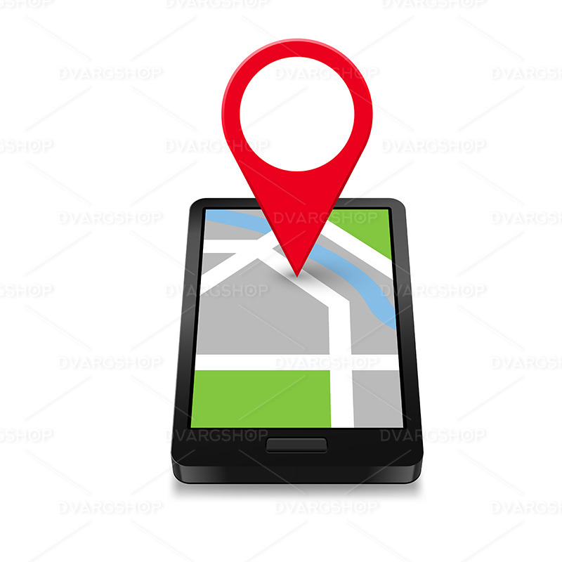 Smartphone Navigation - Vector Image - Features Image 1