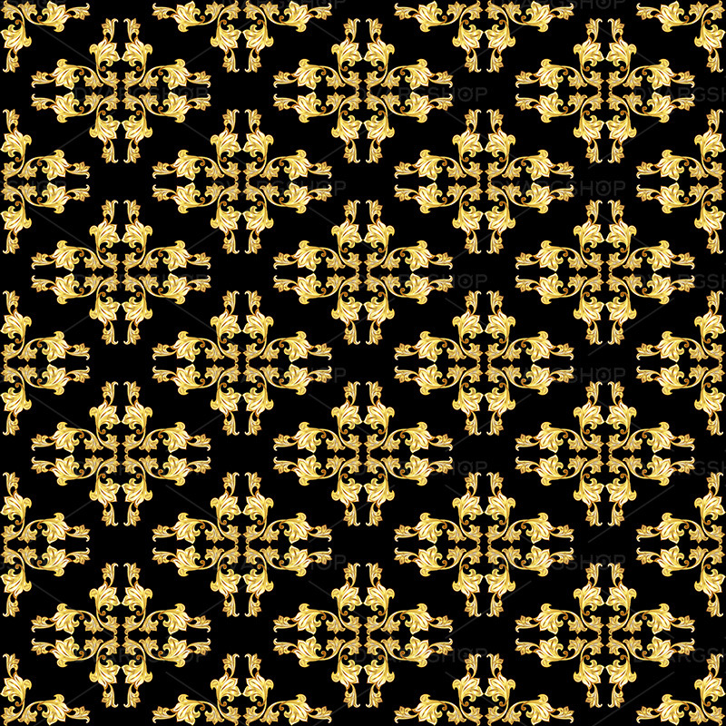 Gold Pattern - Vector Image - Features Image 1