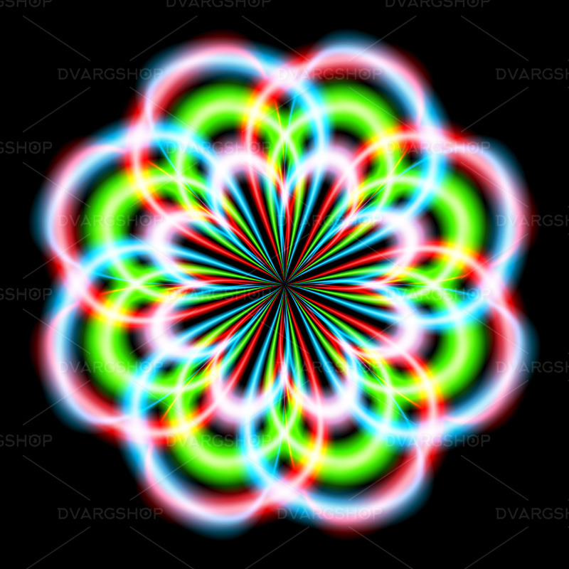 Abstract Rainbow Ray - Vector Image - Features Image 1