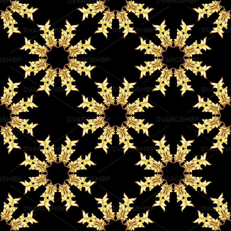 Gold Pattern - Vector Image - Features Image 1