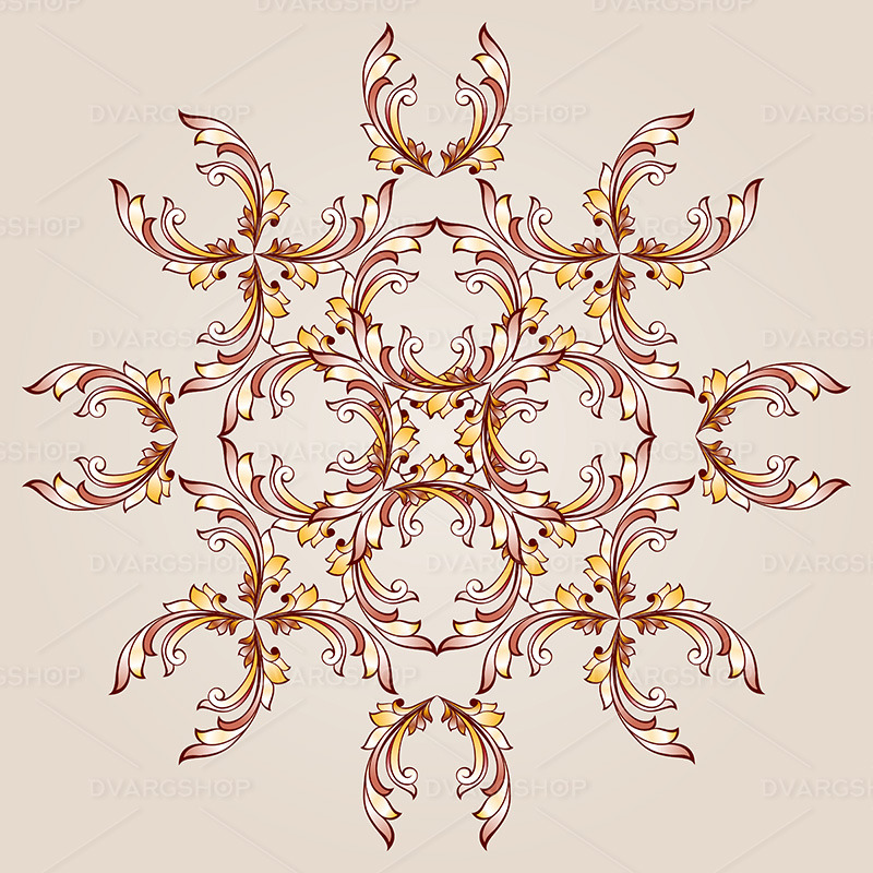 Flower Henna - Vector Image - Features Image 1