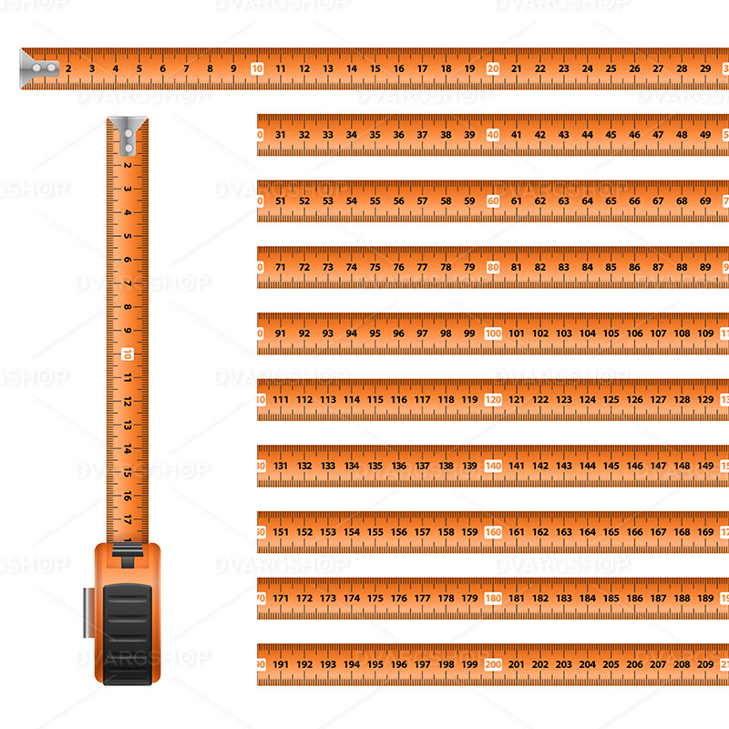 Tape Measure - Vector Image - Features Image 1