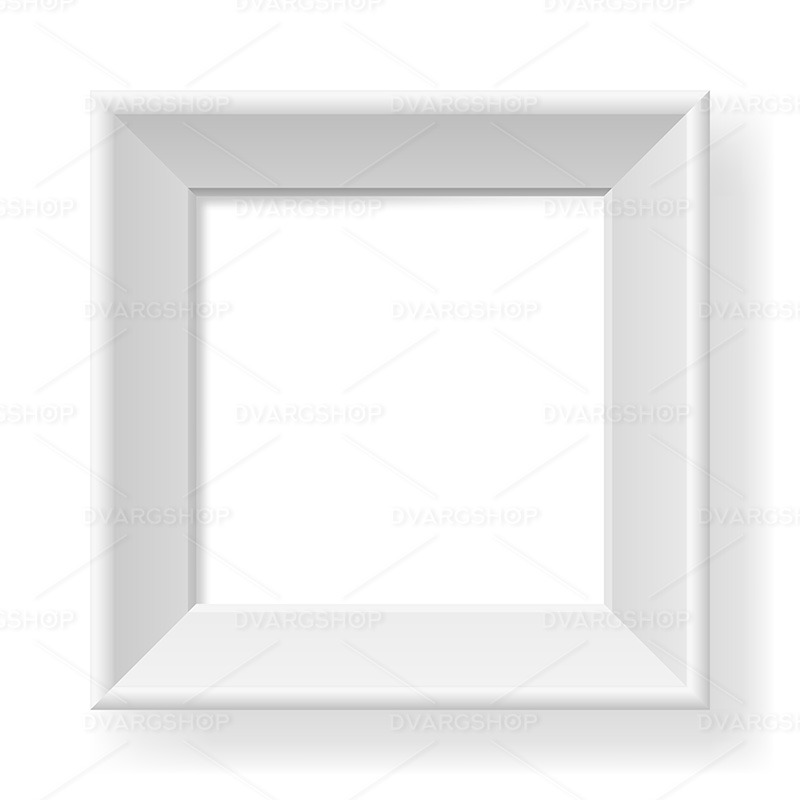 Realistic white Frame - Vector Image - Features Image 1