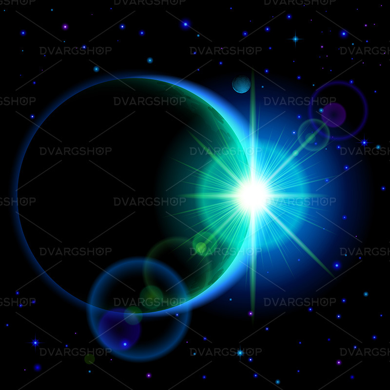 Space Background - Vector Image - Features Image 1
