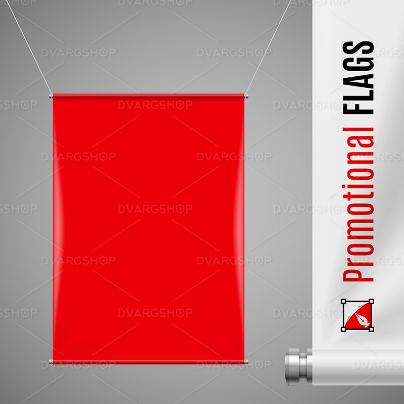 Promotional Flag - Vector Image - Features Image 1