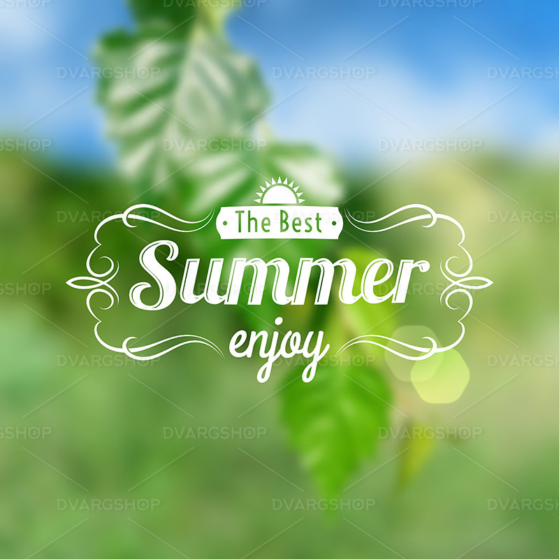 Summer Postcard - Vector Image - Features Image 1