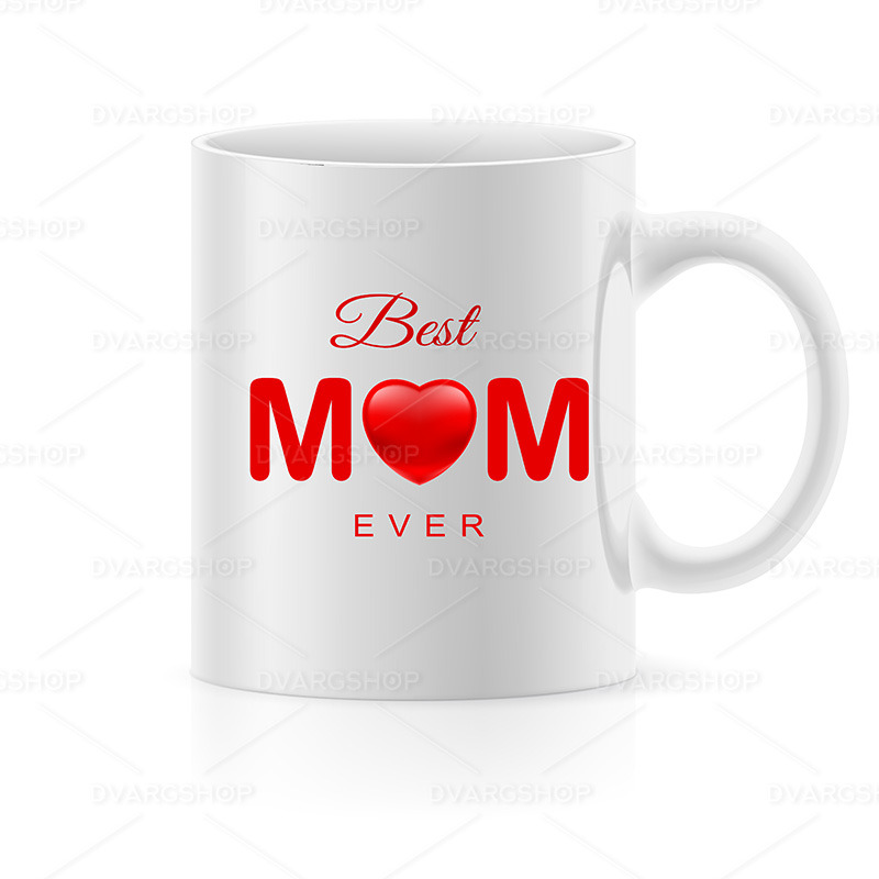 White Mug - Vector Image - Features Image 1