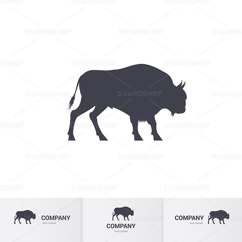 Bison Mascot - Vector Image - Features Image 1