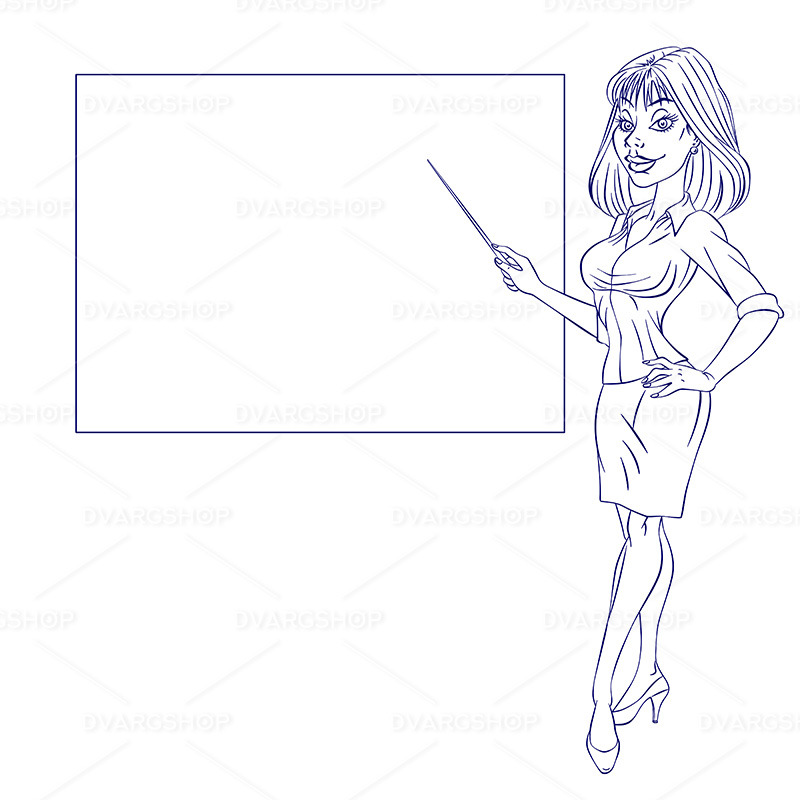 İş kadını, -, vector, heykel - Features Image 1