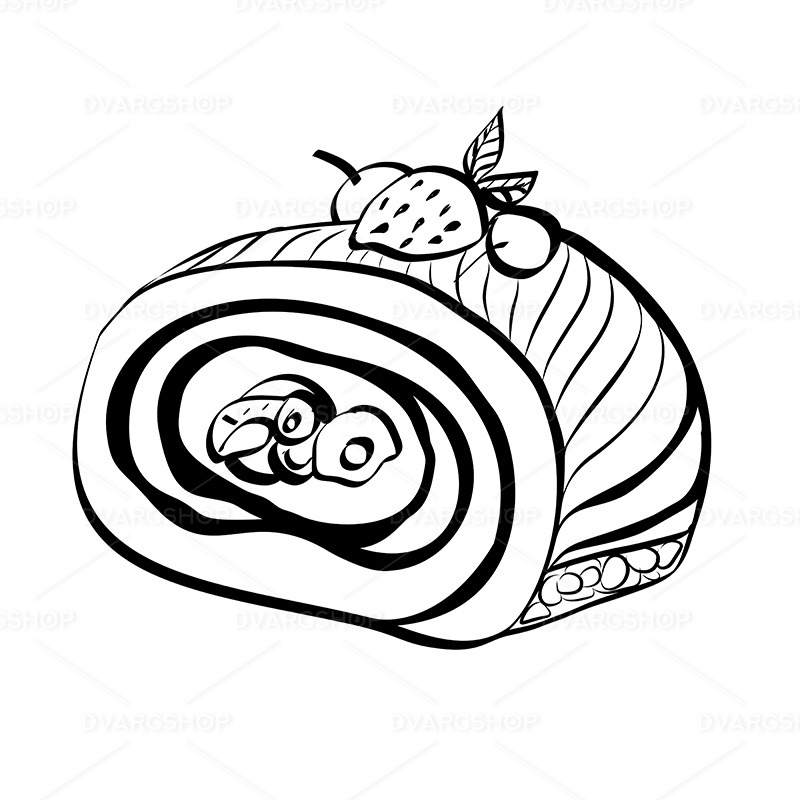 Náčrt jídla - vektorový obrázek - Features Image 1