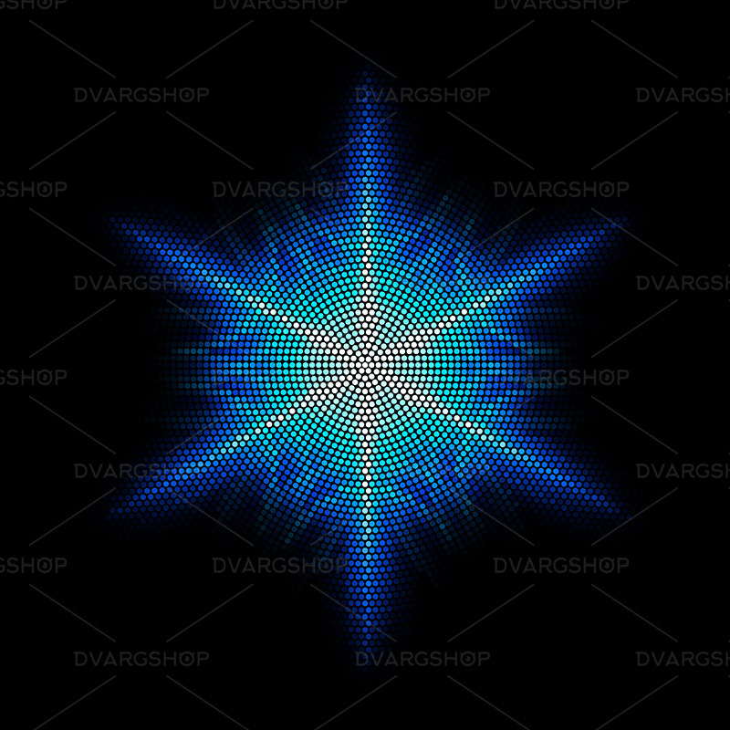 Dots Digital Form - Vector Image - Obraz funkcji 1