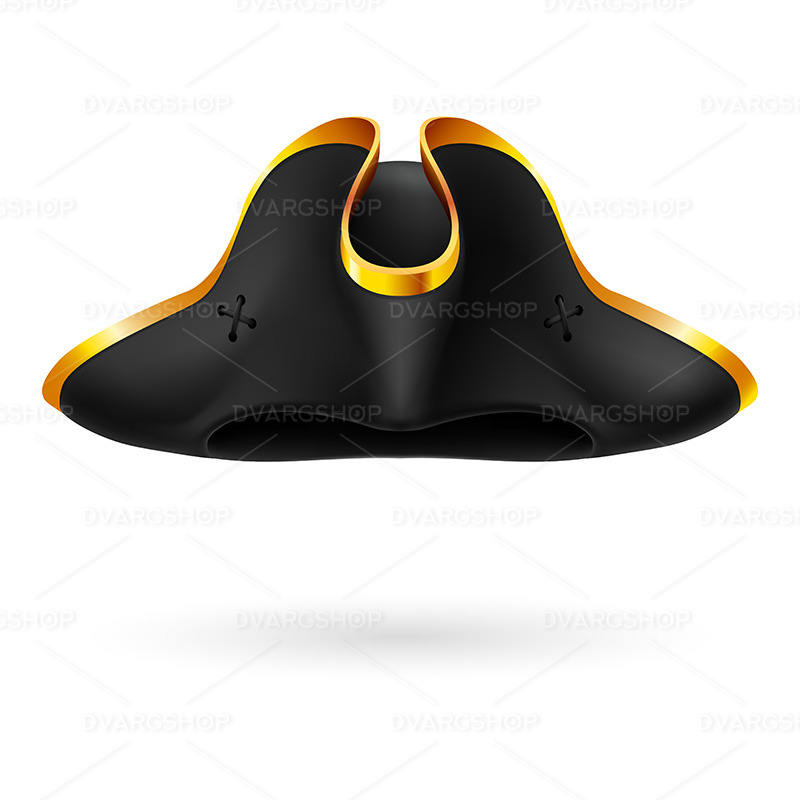 Black Cocked Hat - Vector Image - Features Image 1