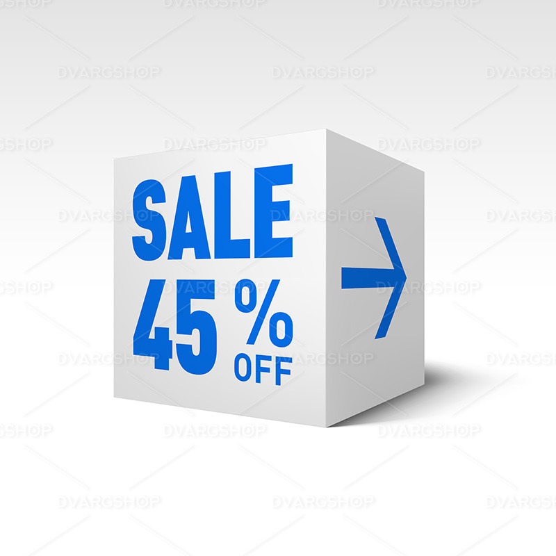 Cube Banner Template - Vector Image - Features Image 1