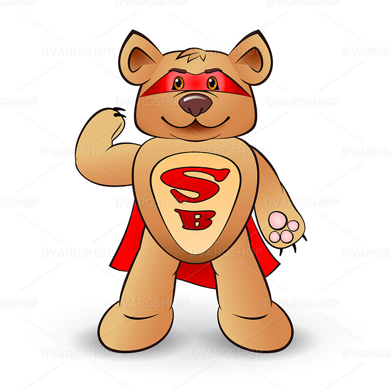 Super Bear - Vector Image - Features Image 1