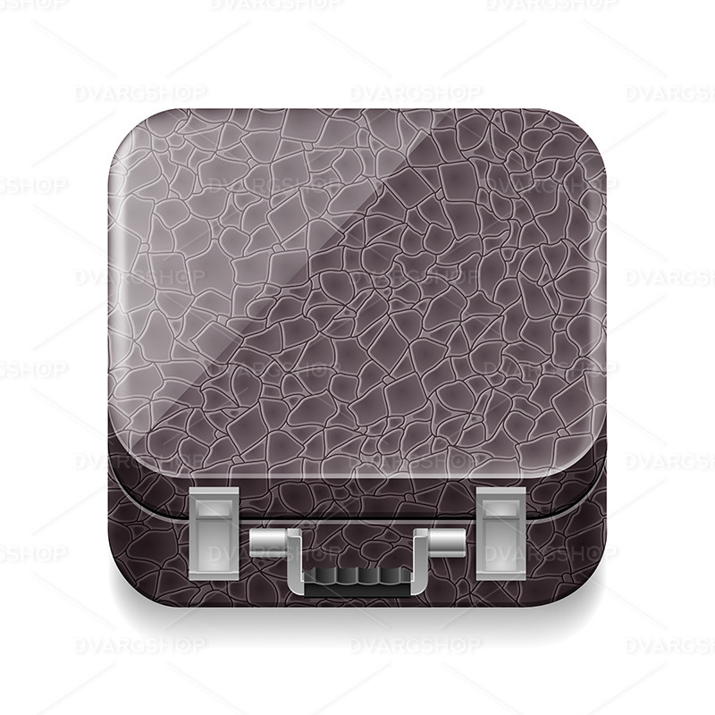 Leather Suitcase - Vector Image - Features Image 1