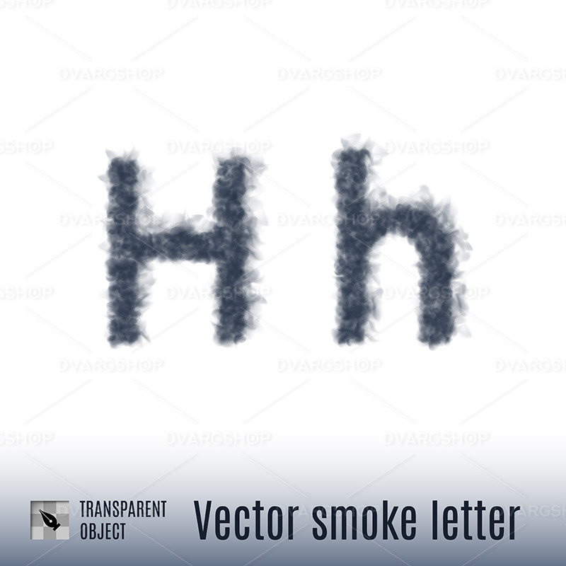 Smoke Letter - Vector Image - Features Image 1