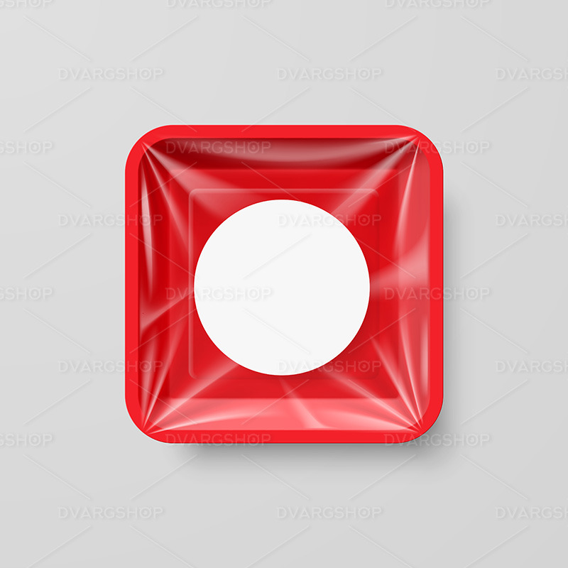 Conteneur alimentaire en plastique - Image vectorielle - Caractéristiques de l’image 1