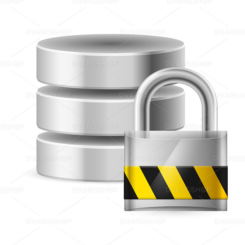 Database Icon Off - Vector Image - Features Image 1