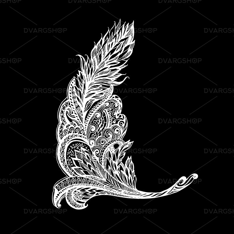 Patterned Decorative Element - Vector Image - Features Image 1
