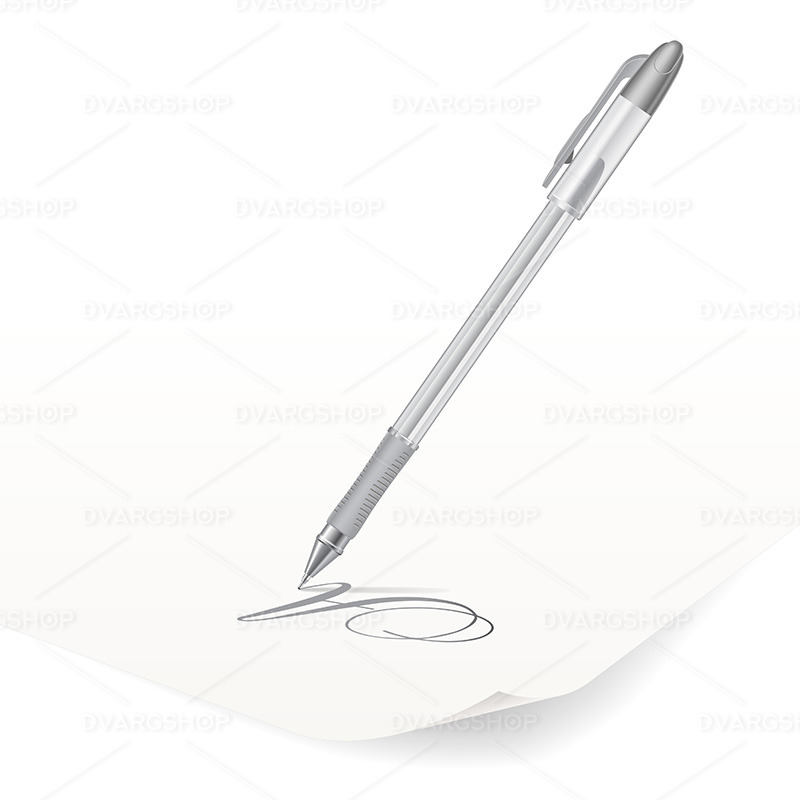 Ballpoint pen - Vector Image - Features Image 1