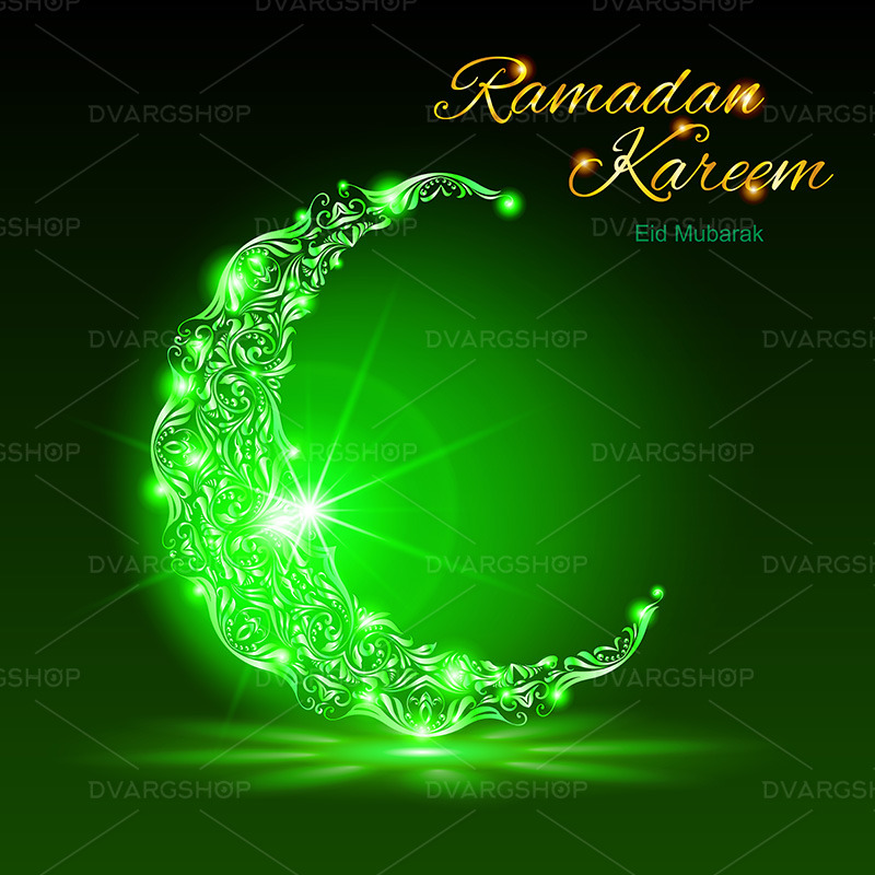 Carte de voeux Ramadan Kareem - Image vectorielle - Caractéristiques de l’image 1