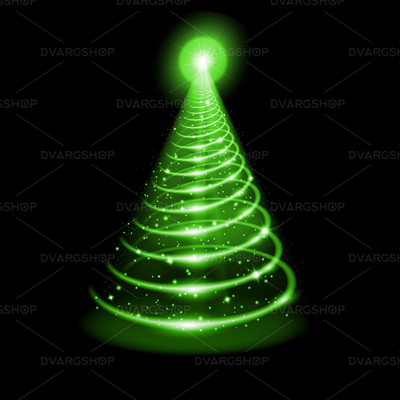Christmas Tree - Vector Image - Features Image 1